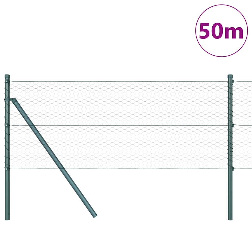 Sukladni osnovni dodatak za hexagonalnu ogradu 50 x 0,6 m Siva