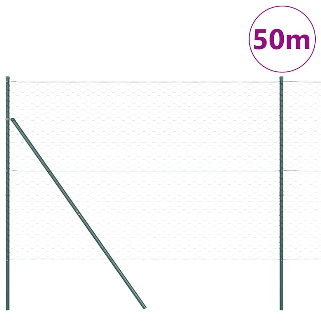 Sukladni osnovni dodatak za hexagonalnu ogradu 50 x 1,5 m Siva