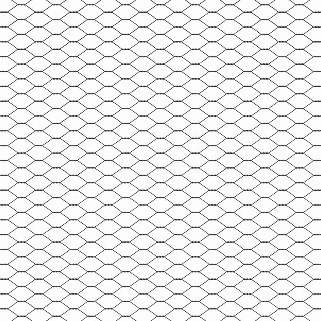 Sukladni osnovni dodatak za hexagonalnu ogradu 100 x 0,5 m Siva