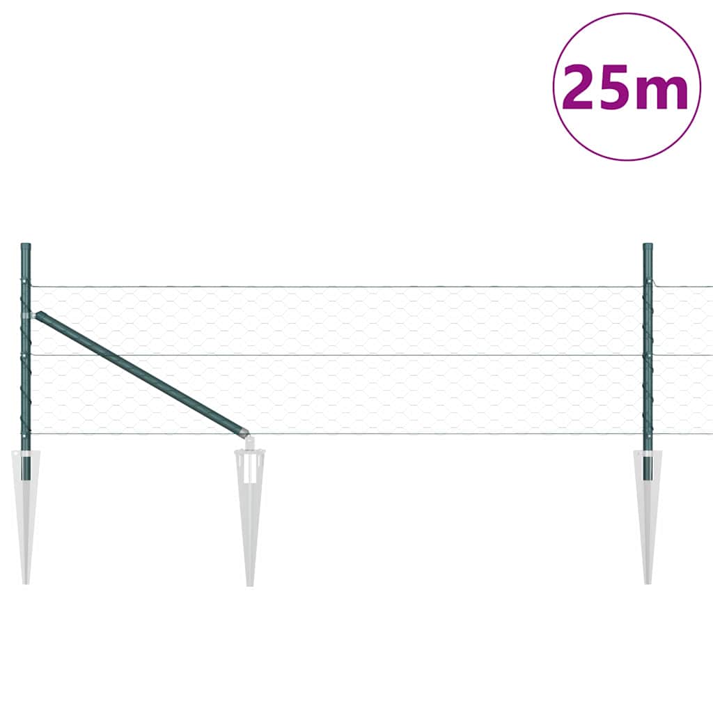 Zavareno žičano ograđivanje s bodljama 25 x 0,5 m (Š x V)