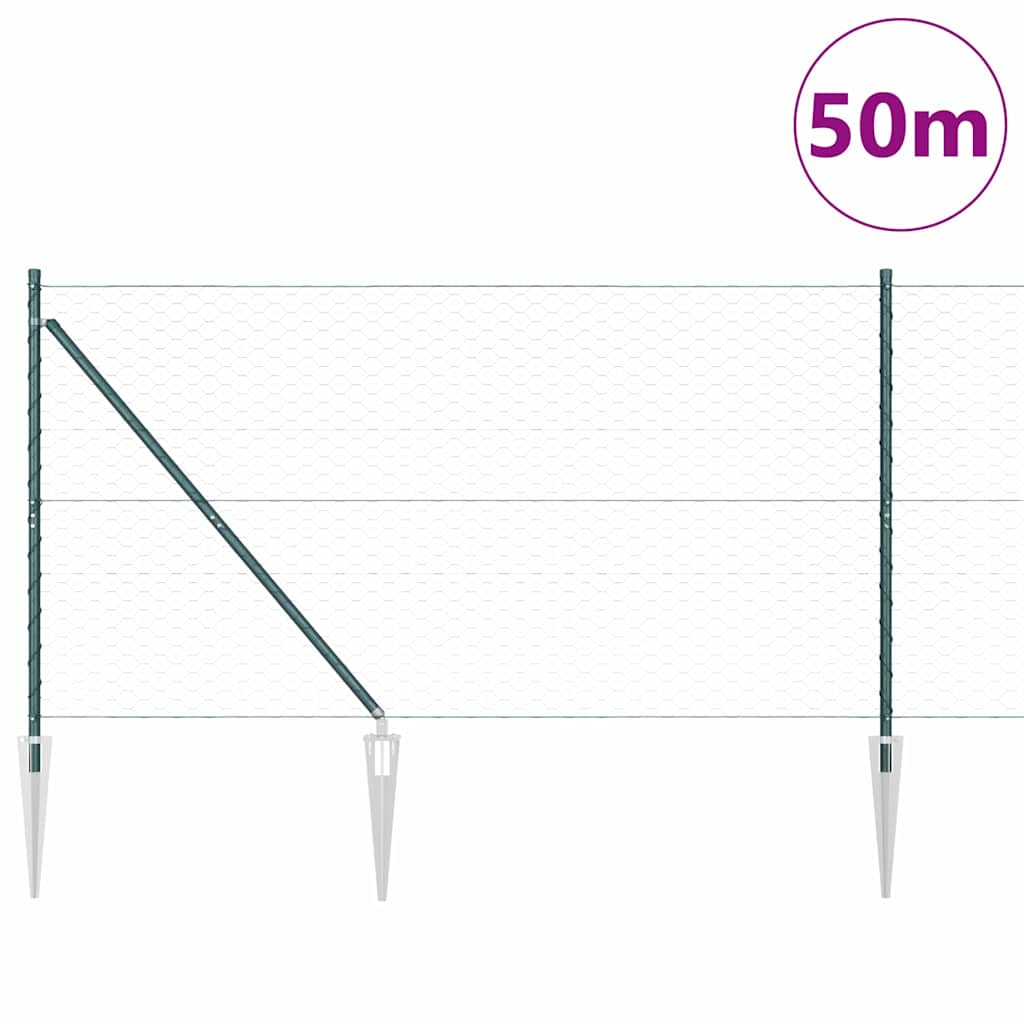 Zavareno žičano ograđivanje s bodljama 50 x 1,4 m (Š x V)