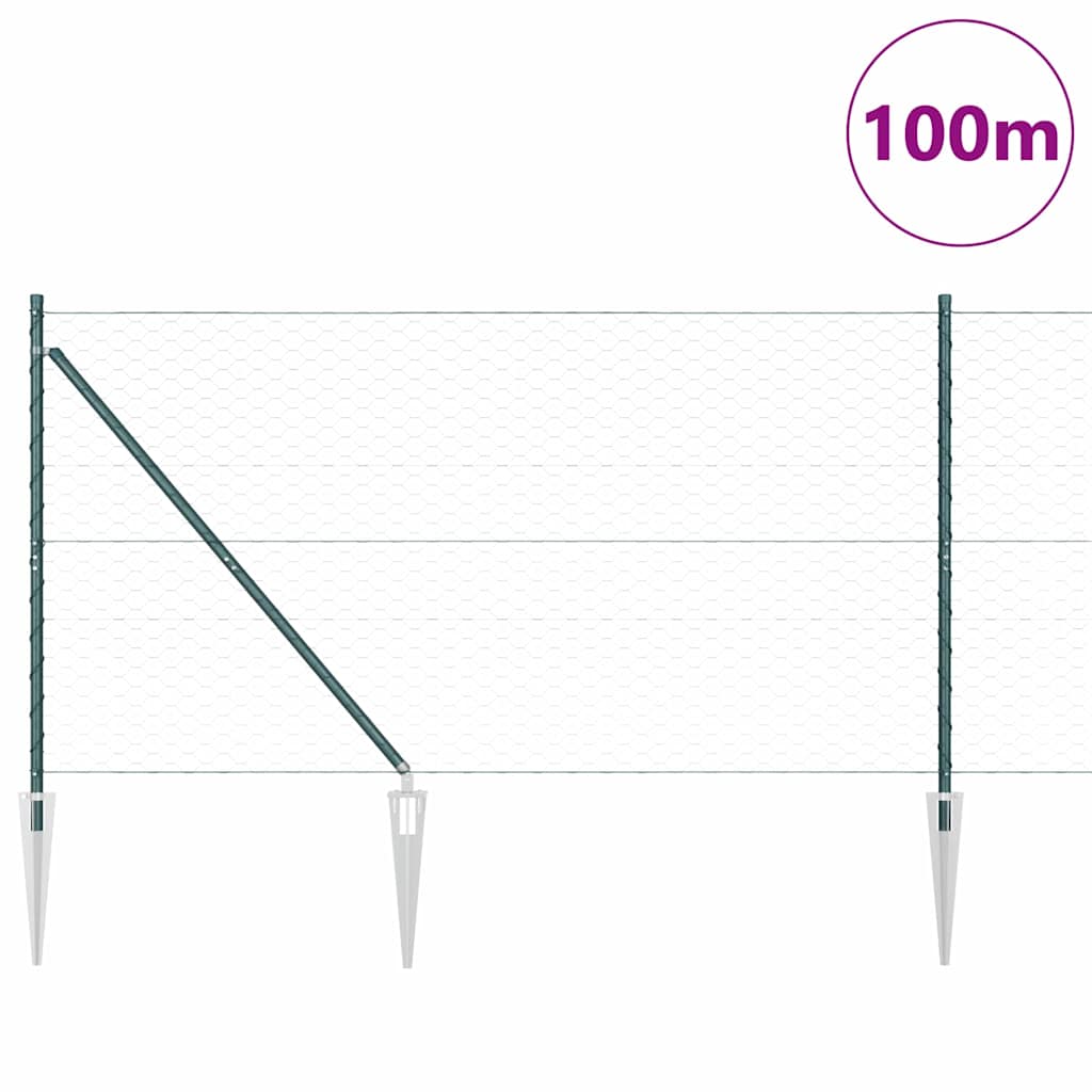 Zavareno žičano ograđivanje s bodljama 100 x 1,2 m (Š x V)