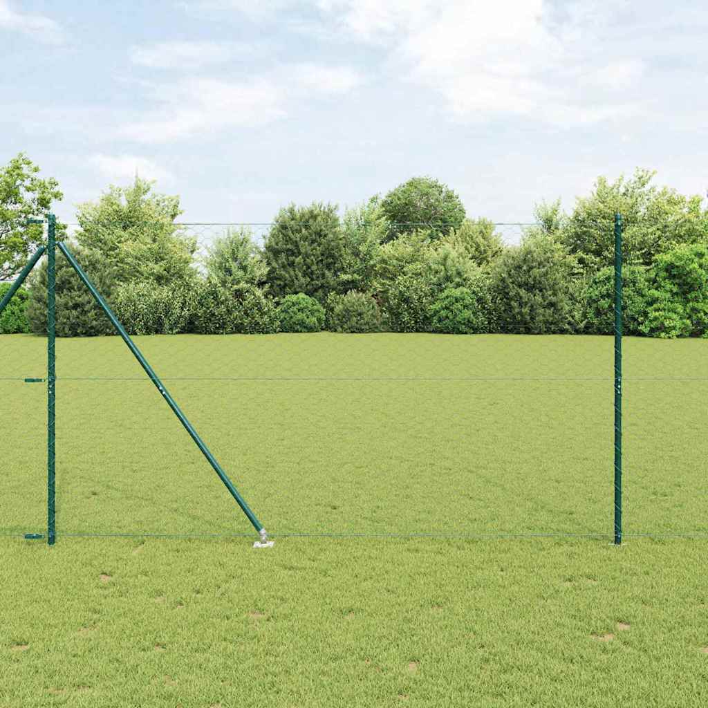 Heksagonalna ograda s stubom 100 x 1,5 m Čelik premazan PVC-om