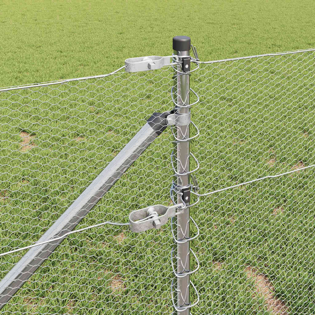 Heksagonalna ograda s stubom 100 x 0,6 m Pocinčani čelik Mreža