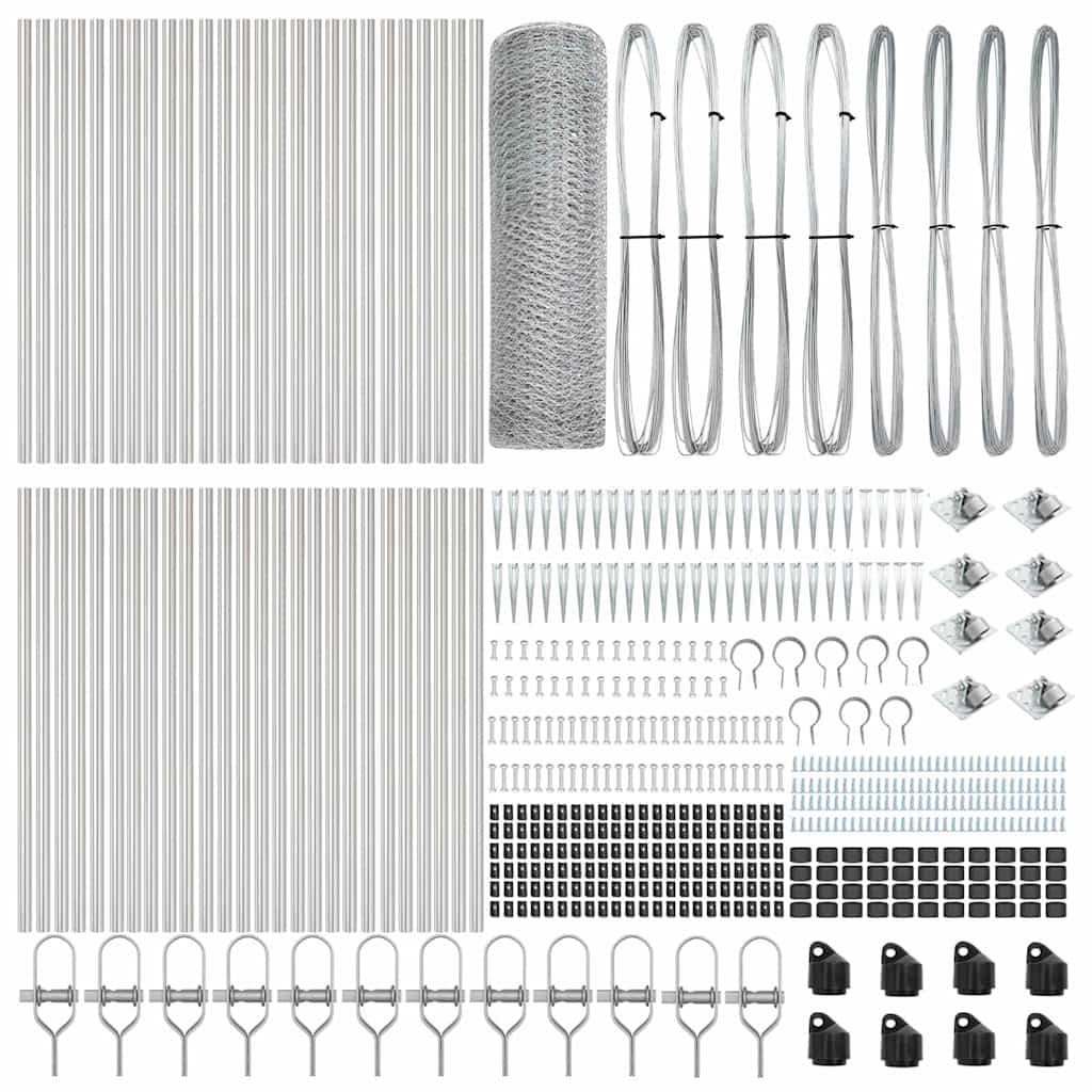 Zavareno žičano ograđivanje s bodljama 100 x 1 m (Š x V)