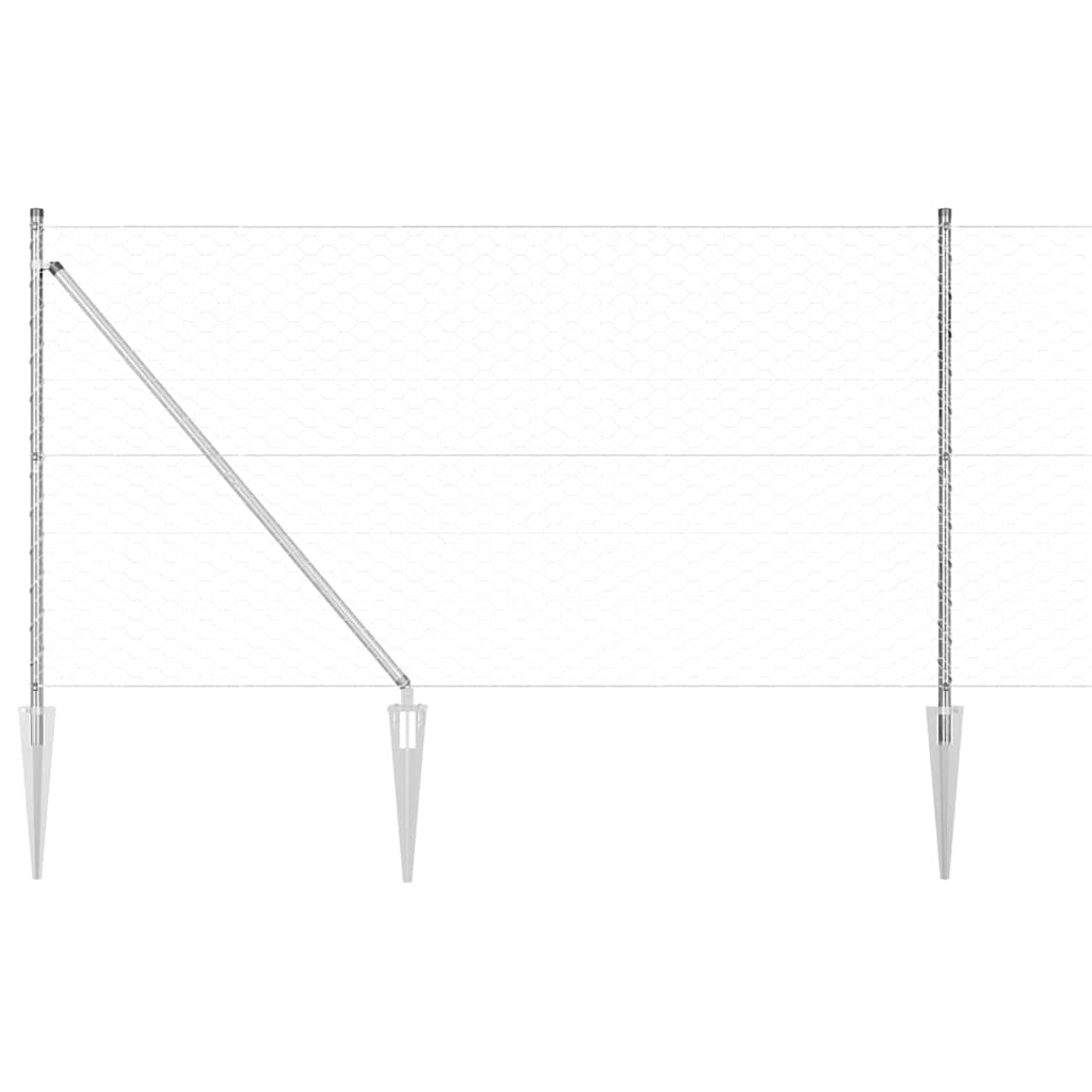 Zavareno žičano ograđivanje s bodljama 100 x 1 m (Š x V)