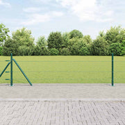 Heksagonalna ograda s betonskom osnovom 100 x 0,4 m Zelena
