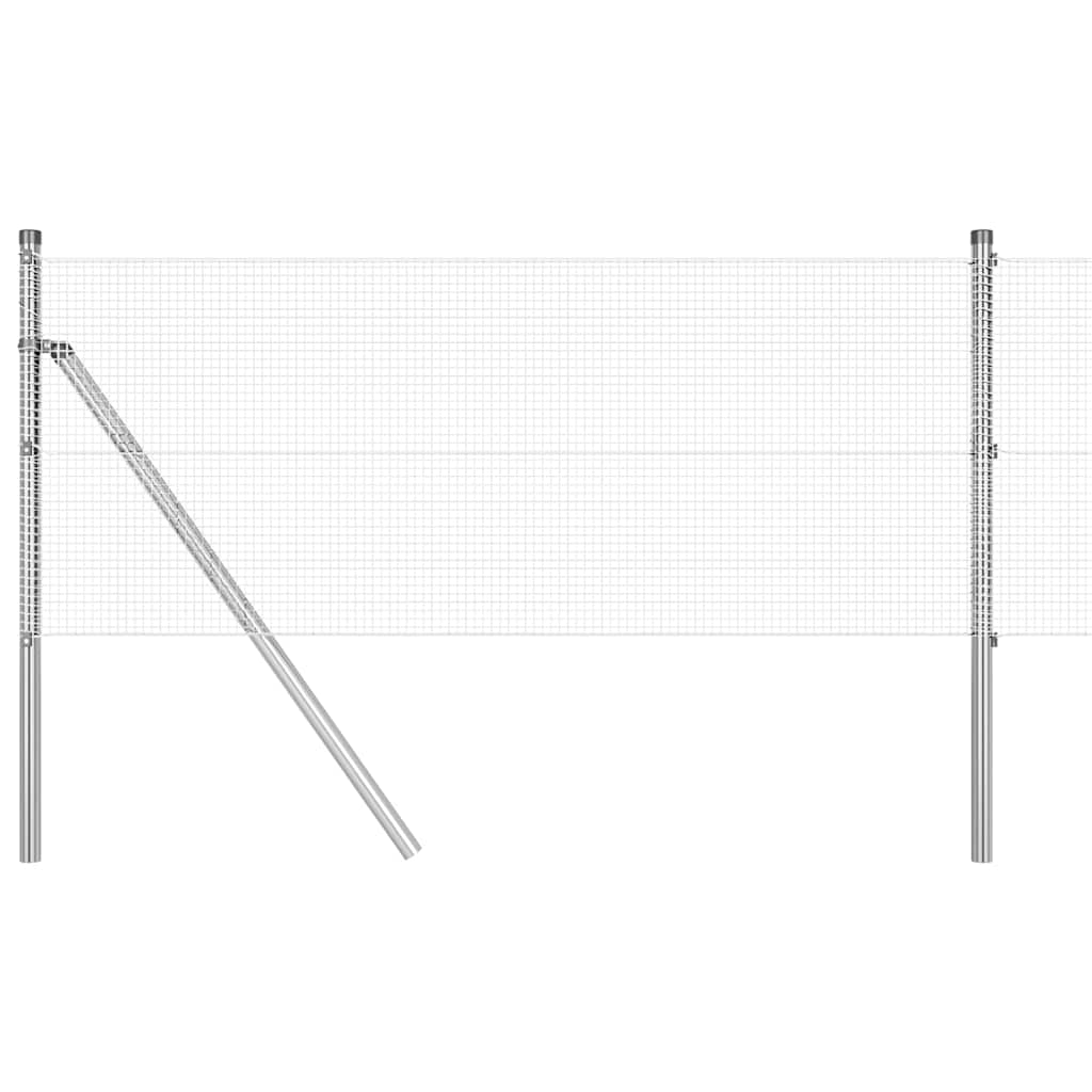Temeljna zavarena žičana ograda 25 x 0,8 m (Š x V)