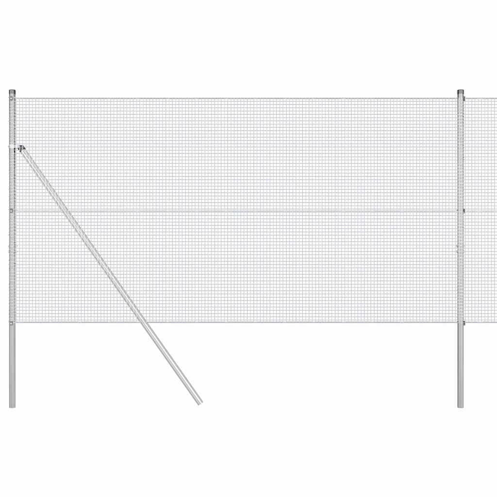 Zavarena žičana ograda za fiksaciju 25 x 1,4 m Pocinčani čelik