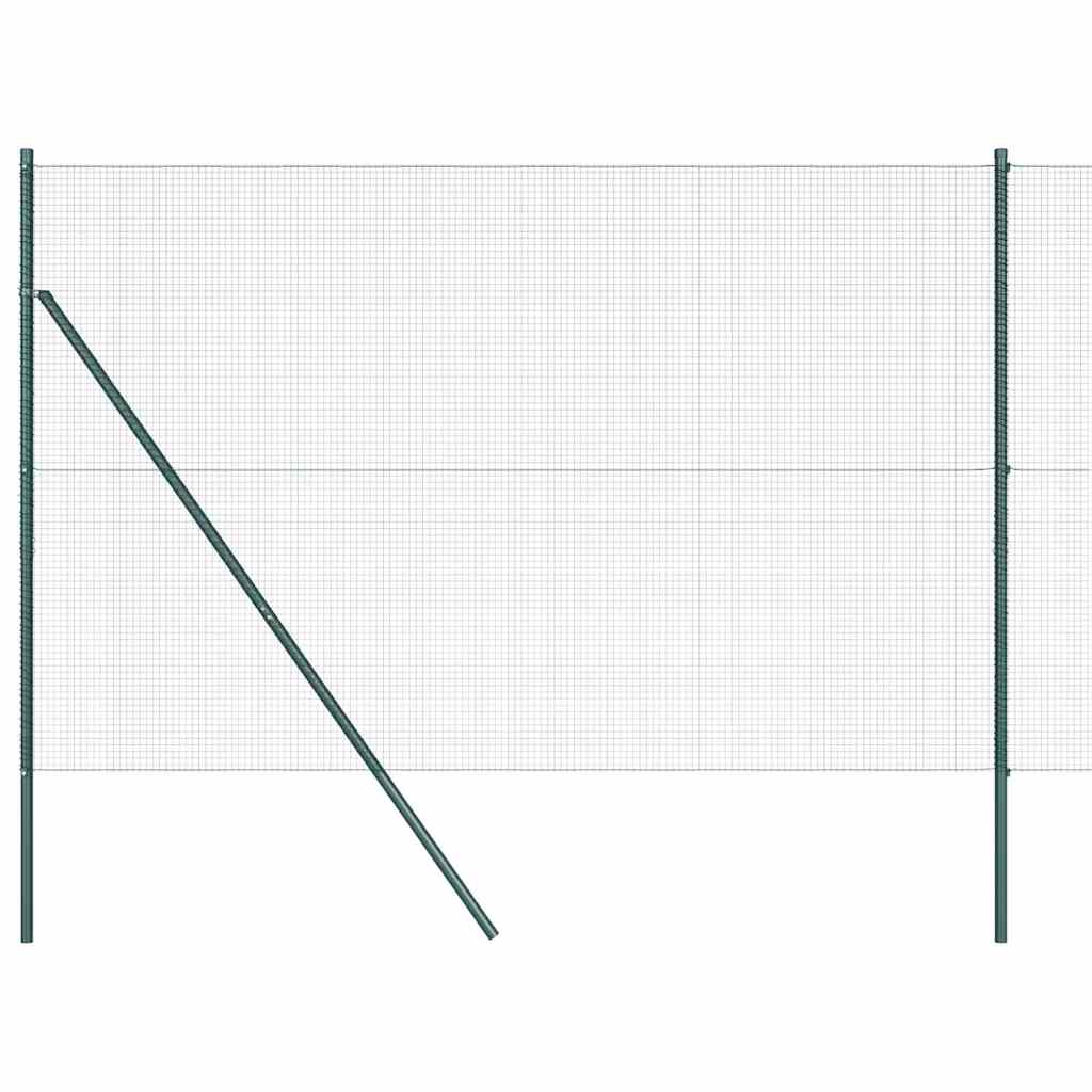 Temeljna zavarena žičana ograda 10 x 1,5 m Zelena Mreža