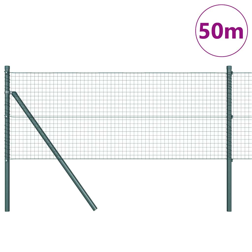 Zavarena žičana ograda za fiksaciju 50 x 0,6 m Zelena Mreža