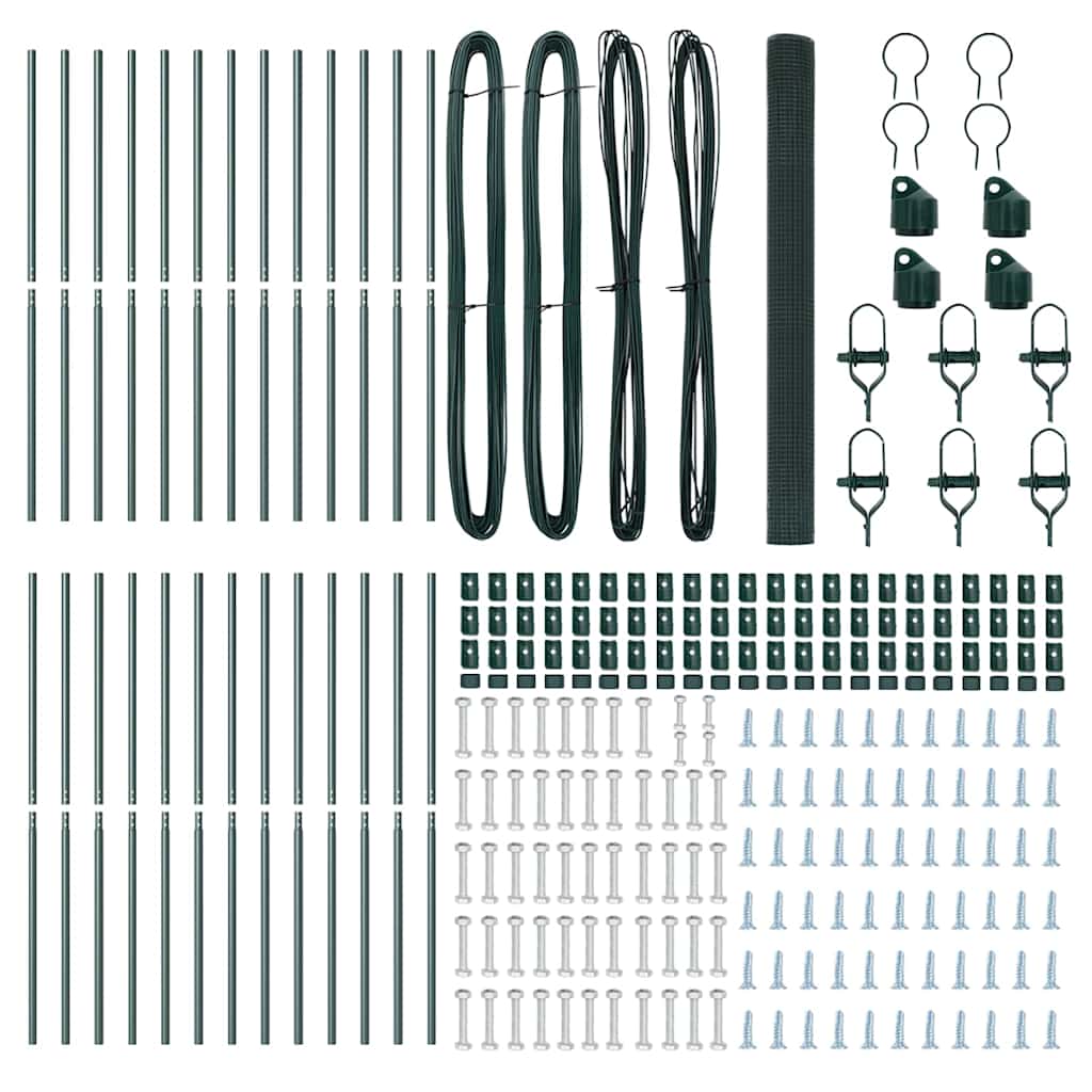 Temeljna zavarena žičana ograda 50 x 1,5 m Zelena Mreža