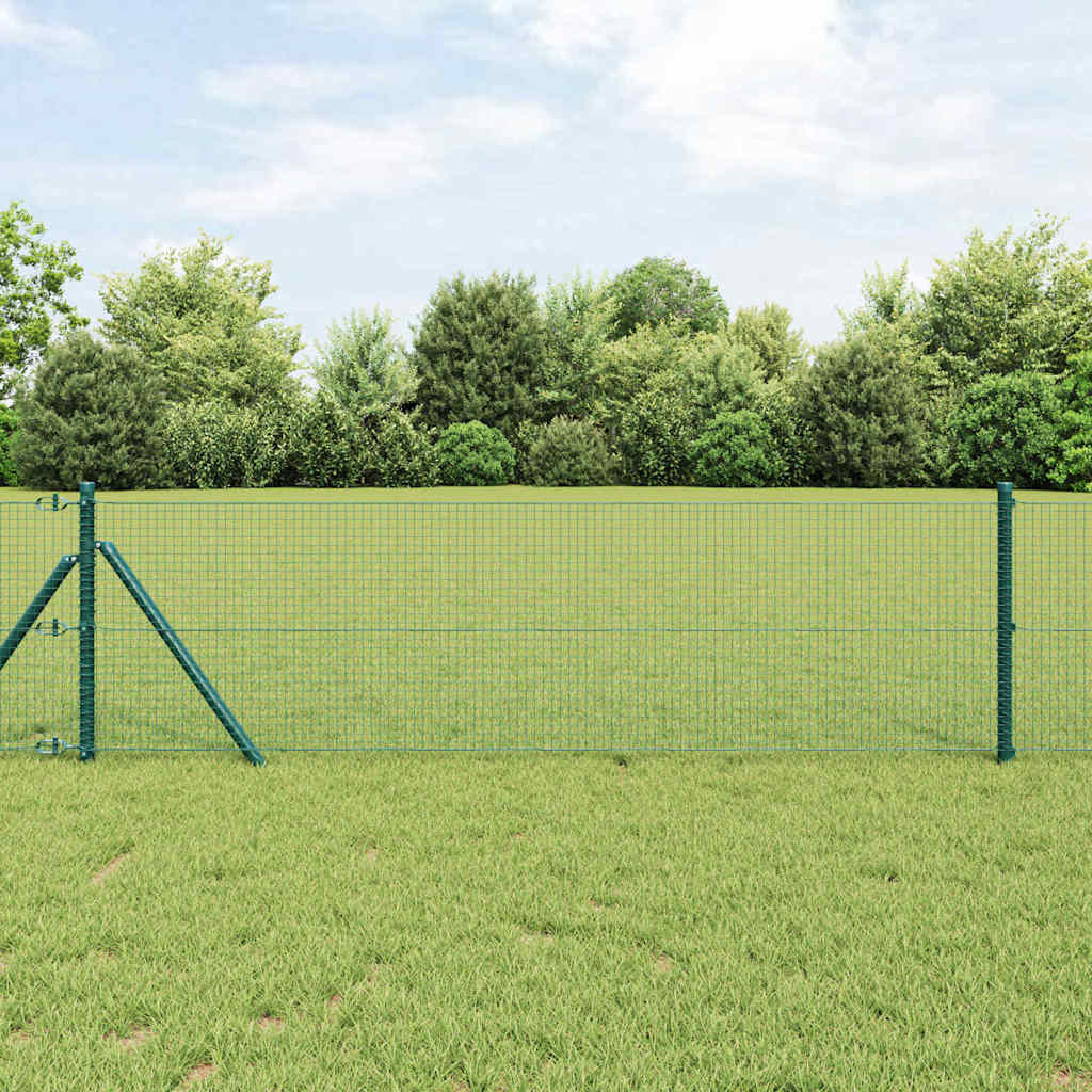 Temeljna zavarena žičana ograda 100 x 0,4 m Zelena Mreža