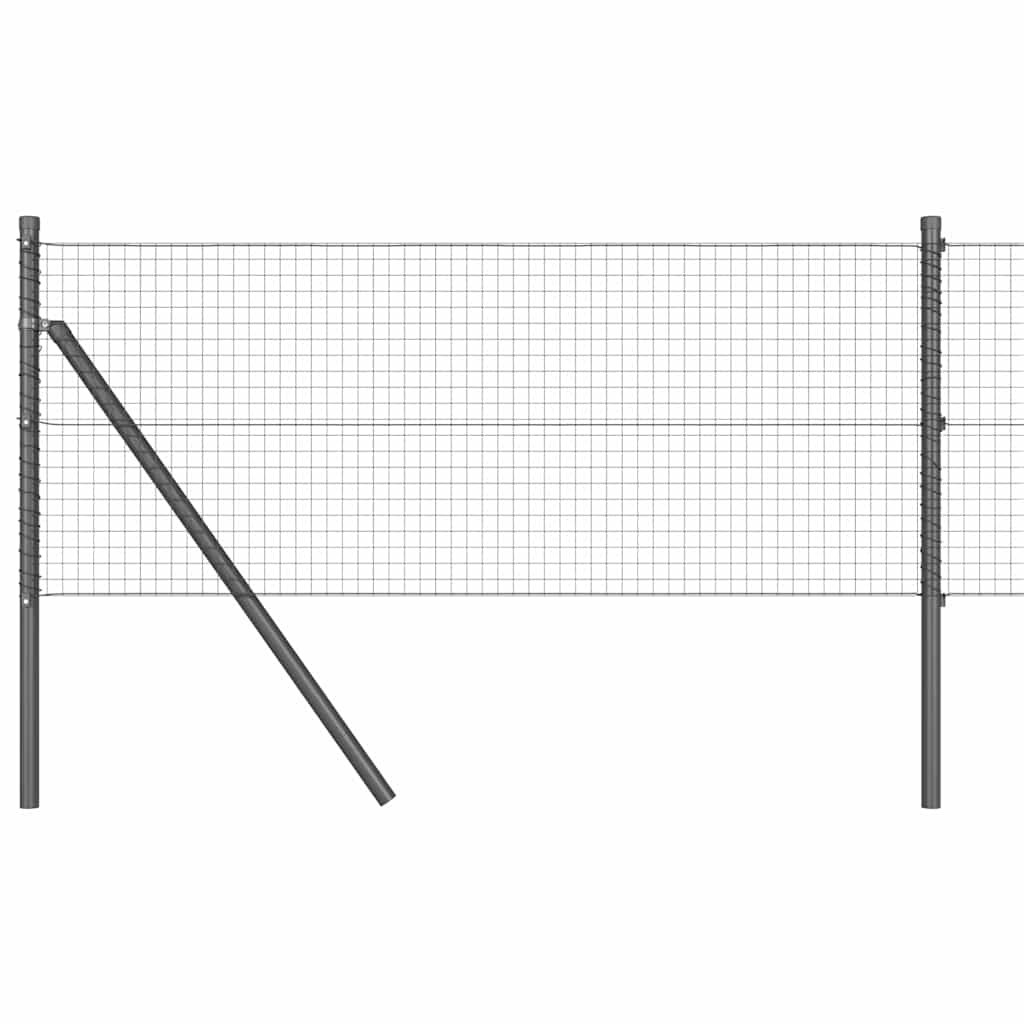 Zavarena žičana ograda za fiksaciju 25 x 0,4 m Siva Mreža