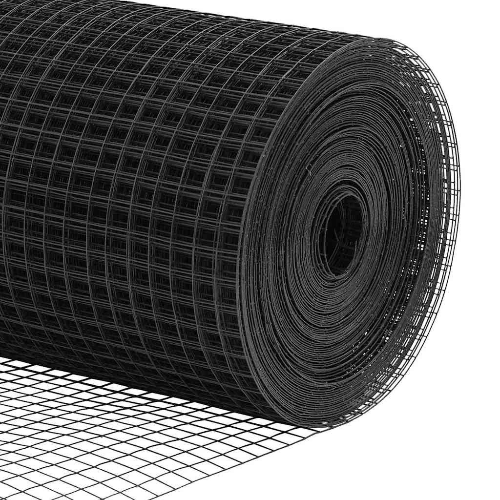 Temeljna zavarena žičana ograda 100 x 1 m Čelik premazan PVC-om