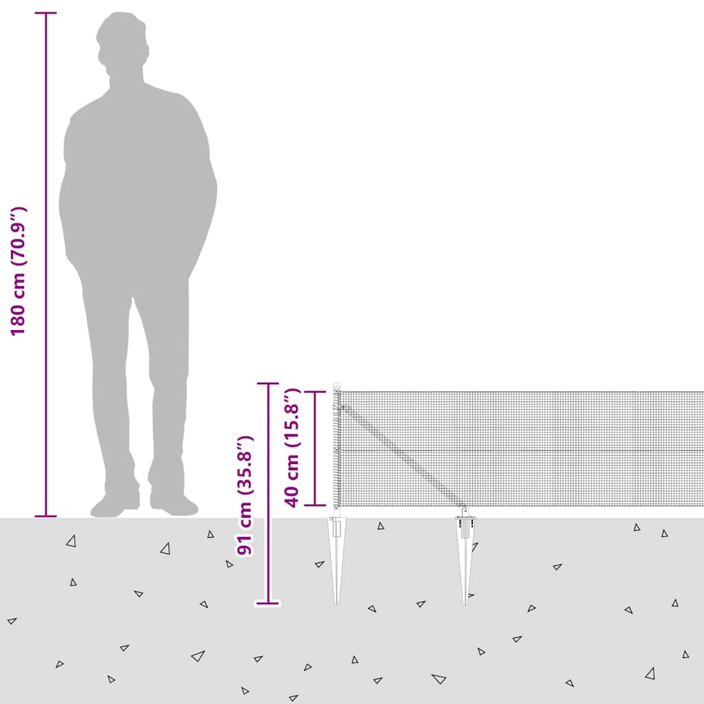 Zavareno žičano ograđivanje s bodljama 10 x 0,4 m Srebrna Mreža