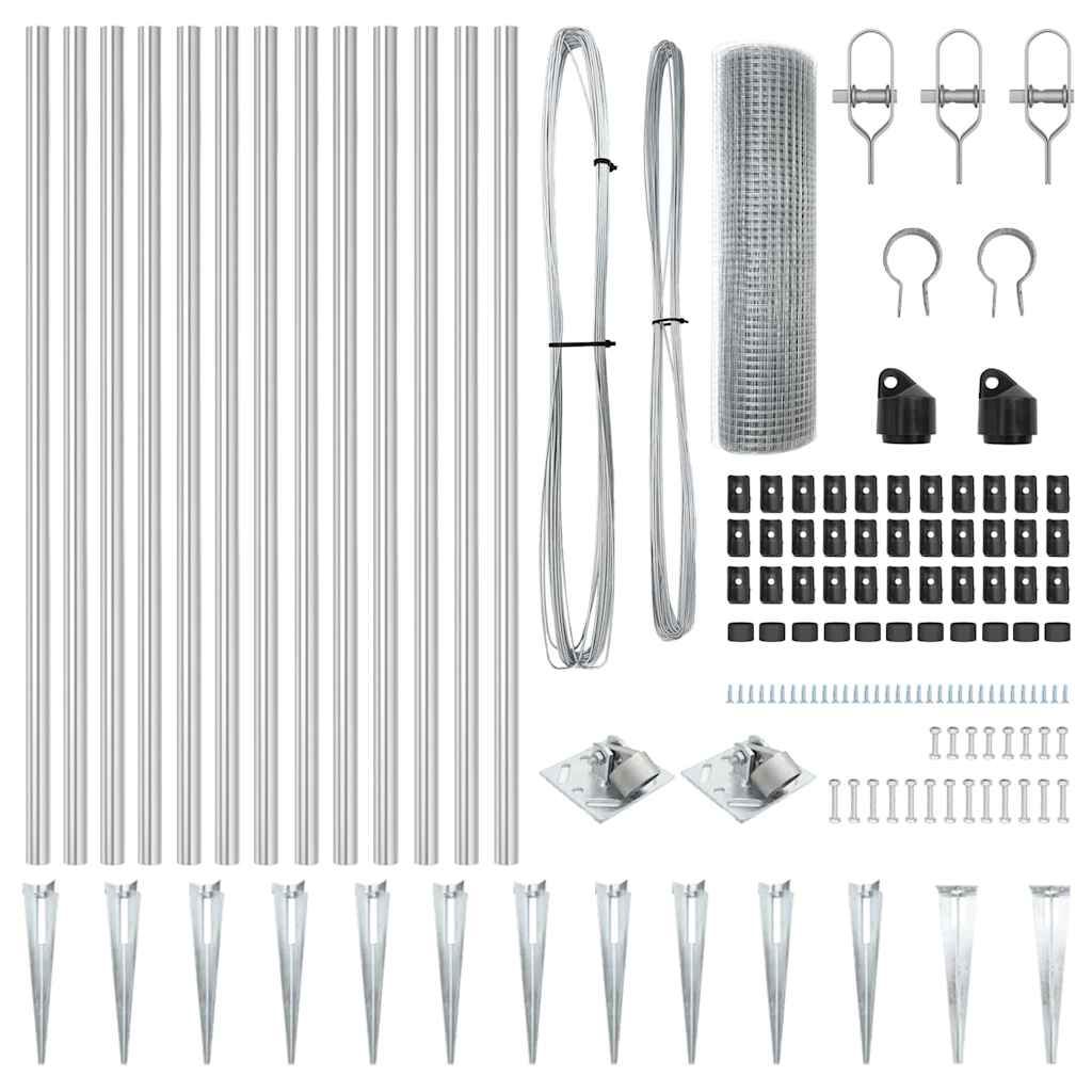 Zavareno žičano ograđivanje s bodljama 25 x 0,5 m (Š x V)