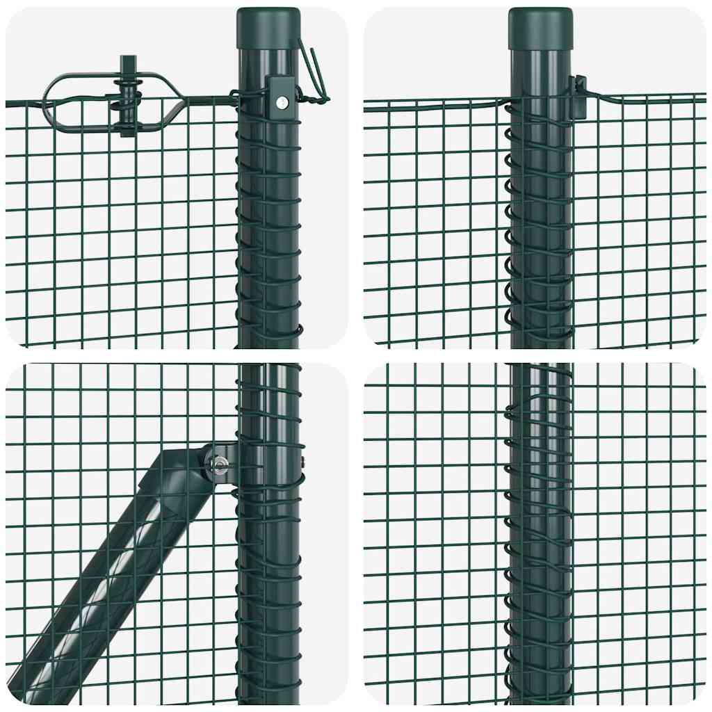 Zavareno žičano ograđivanje s bodljama Čelik Zelena Mreža