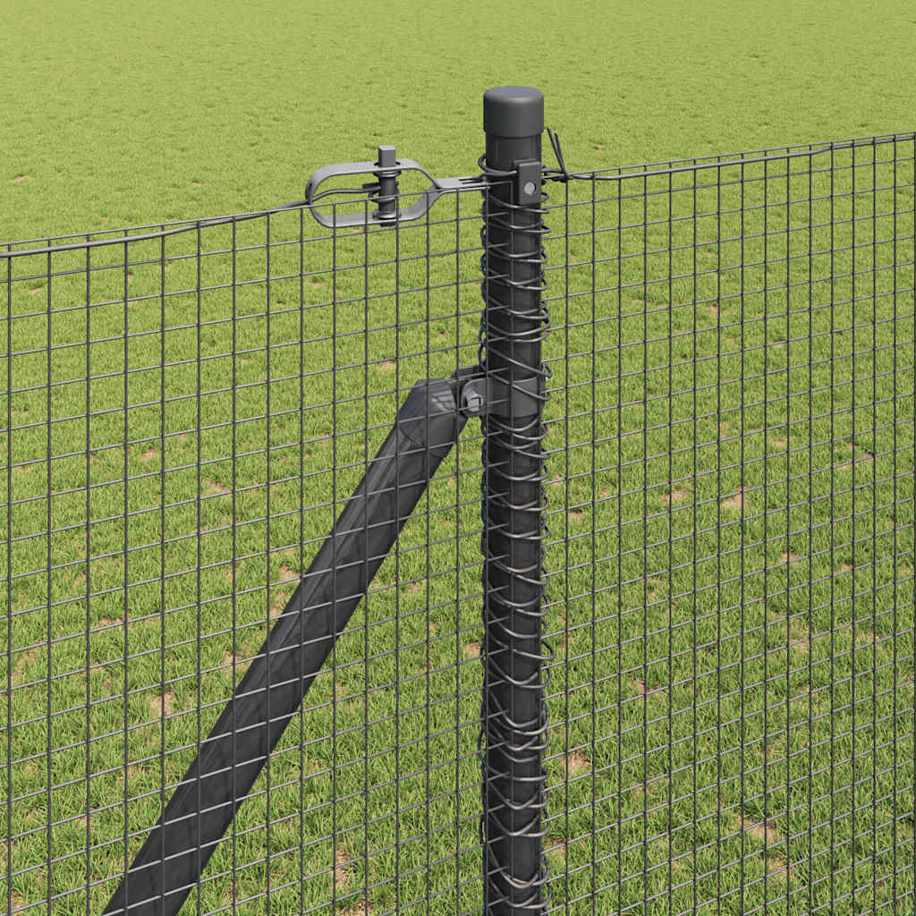 Zavareno žičano ograđivanje s bodljama 25 x 1,5 m Siva Mreža