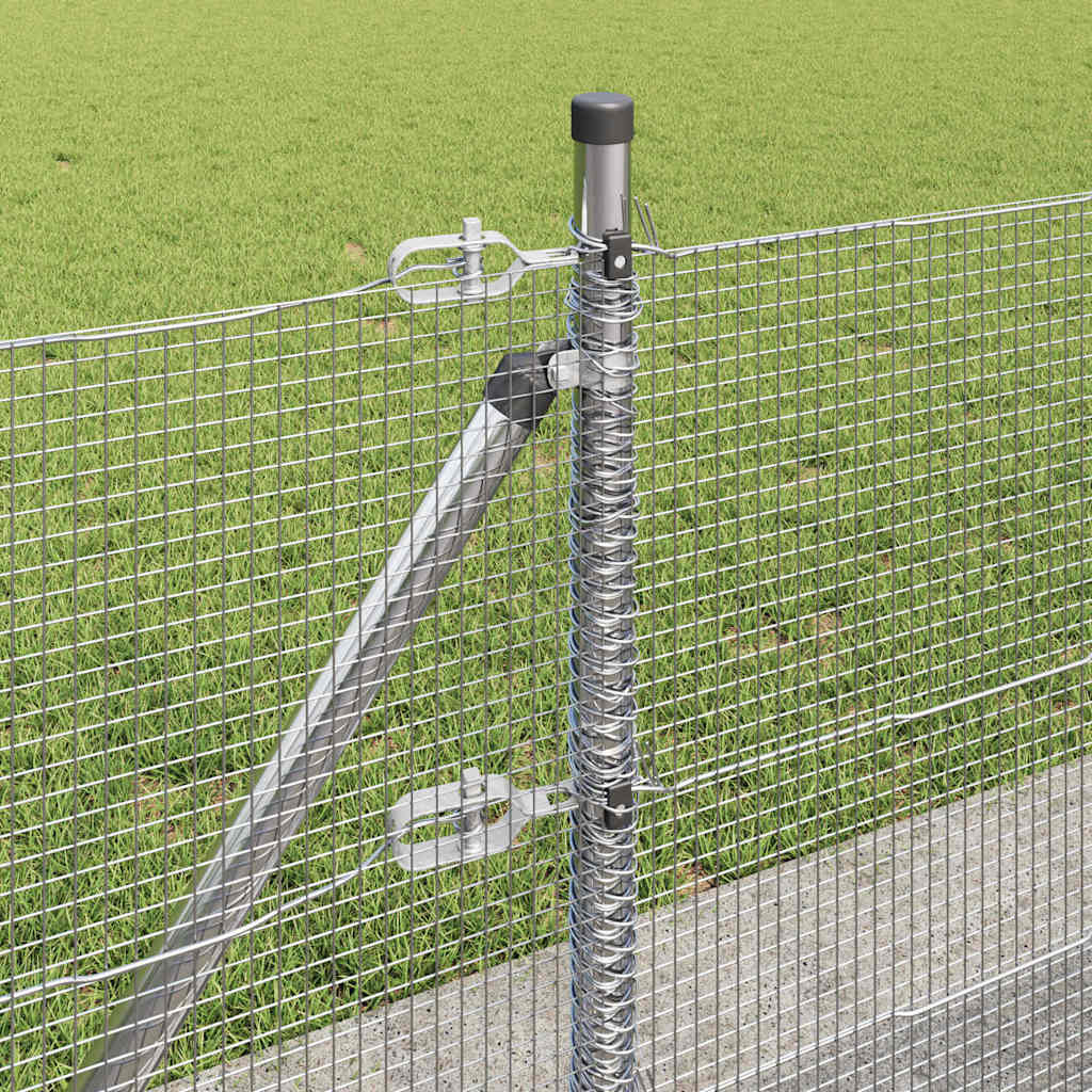 Zavareno žičano ogradno mreža s betonskom podlogom 10 x 0,4 m
