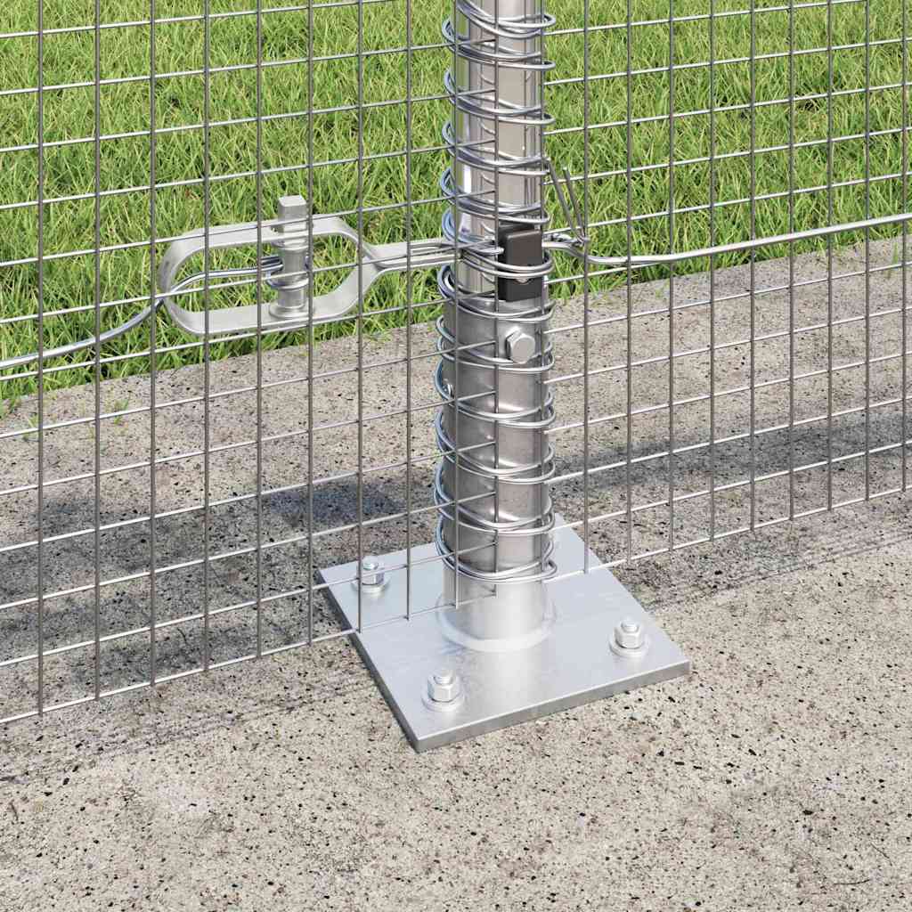 Zavareno žičano ogradno mreža s betonskom podlogom 10 x 0,6 m