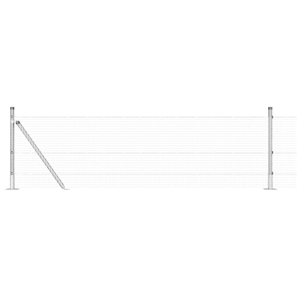 Zavareno žičano ogradno mreža s betonskom podlogom 25 x 0,4 m
