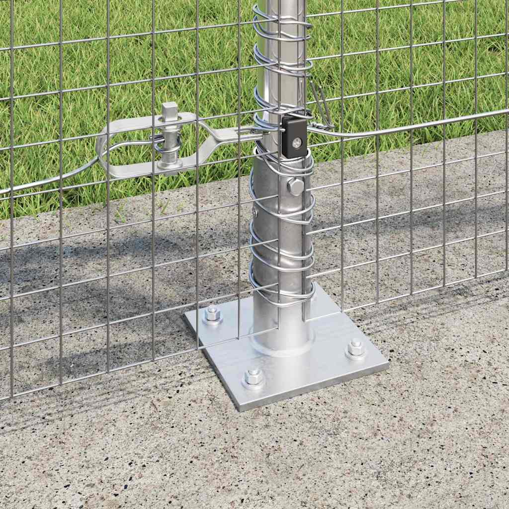 Zavareno žičano ogradno mreža s betonskom podlogom 25 x 0,8 m