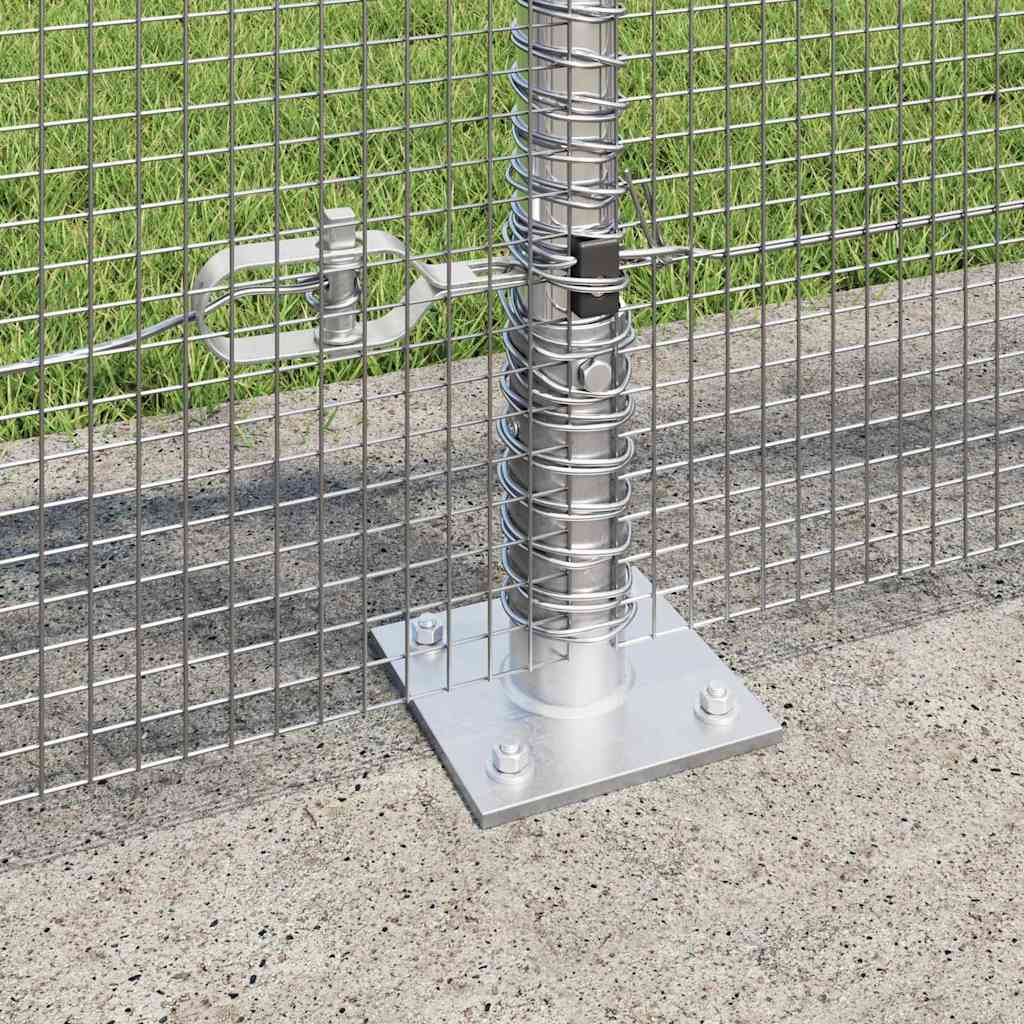 Zavareno žičano ogradno mreža s betonskom podlogom 25 x 1 m
