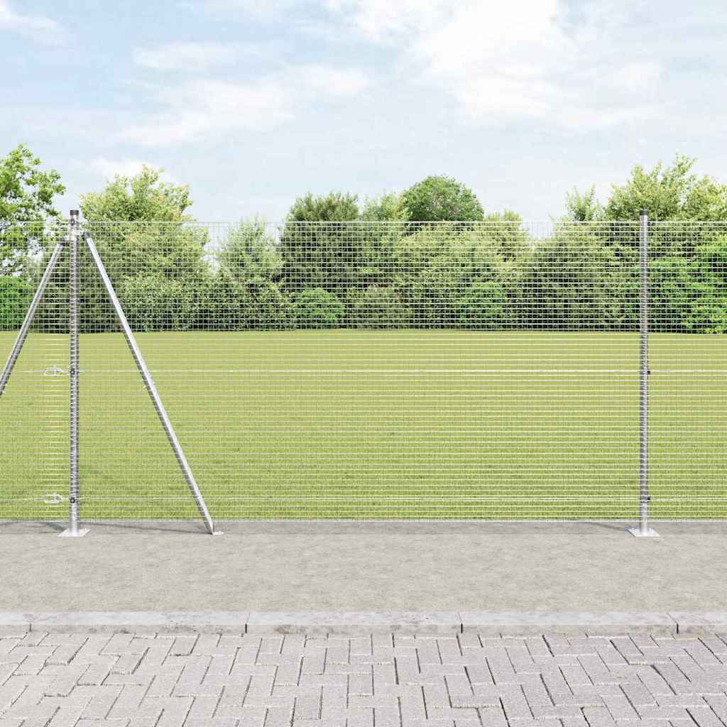 Zavareno žičano ogradno mreža s betonskom podlogom 25 x 1,2 m