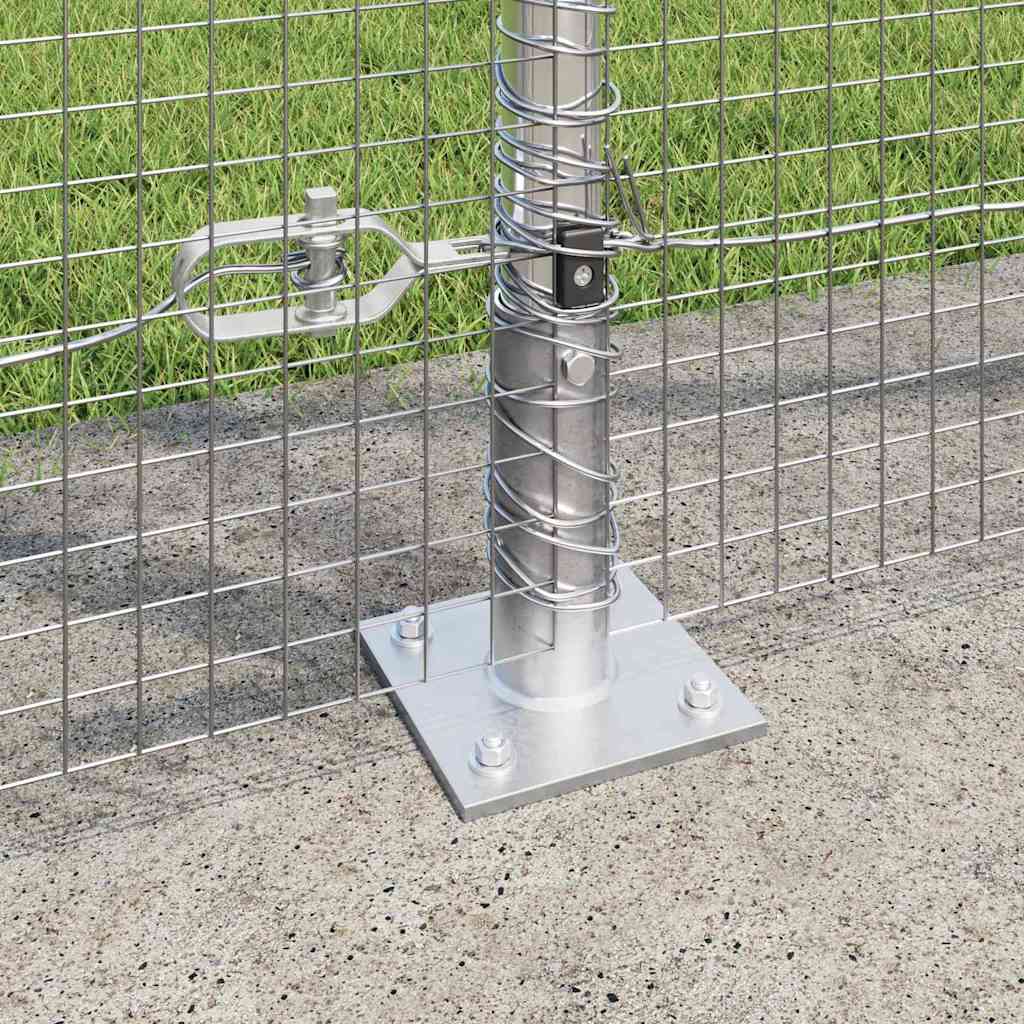 Zavareno žičano ogradno mreža s betonskom podlogom 25 x 1,4 m