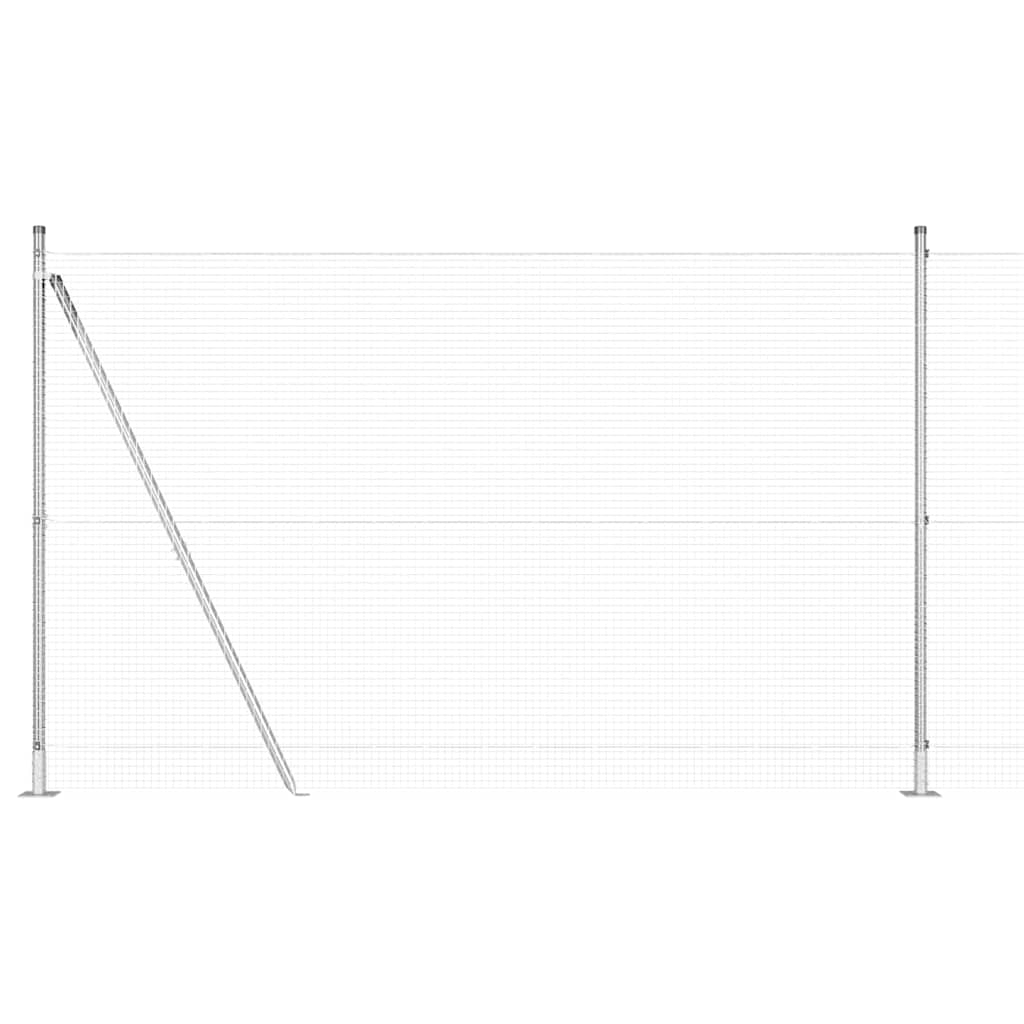 Zavareno žičano ogradno mreža s betonskom podlogom 25 x 1,4 m