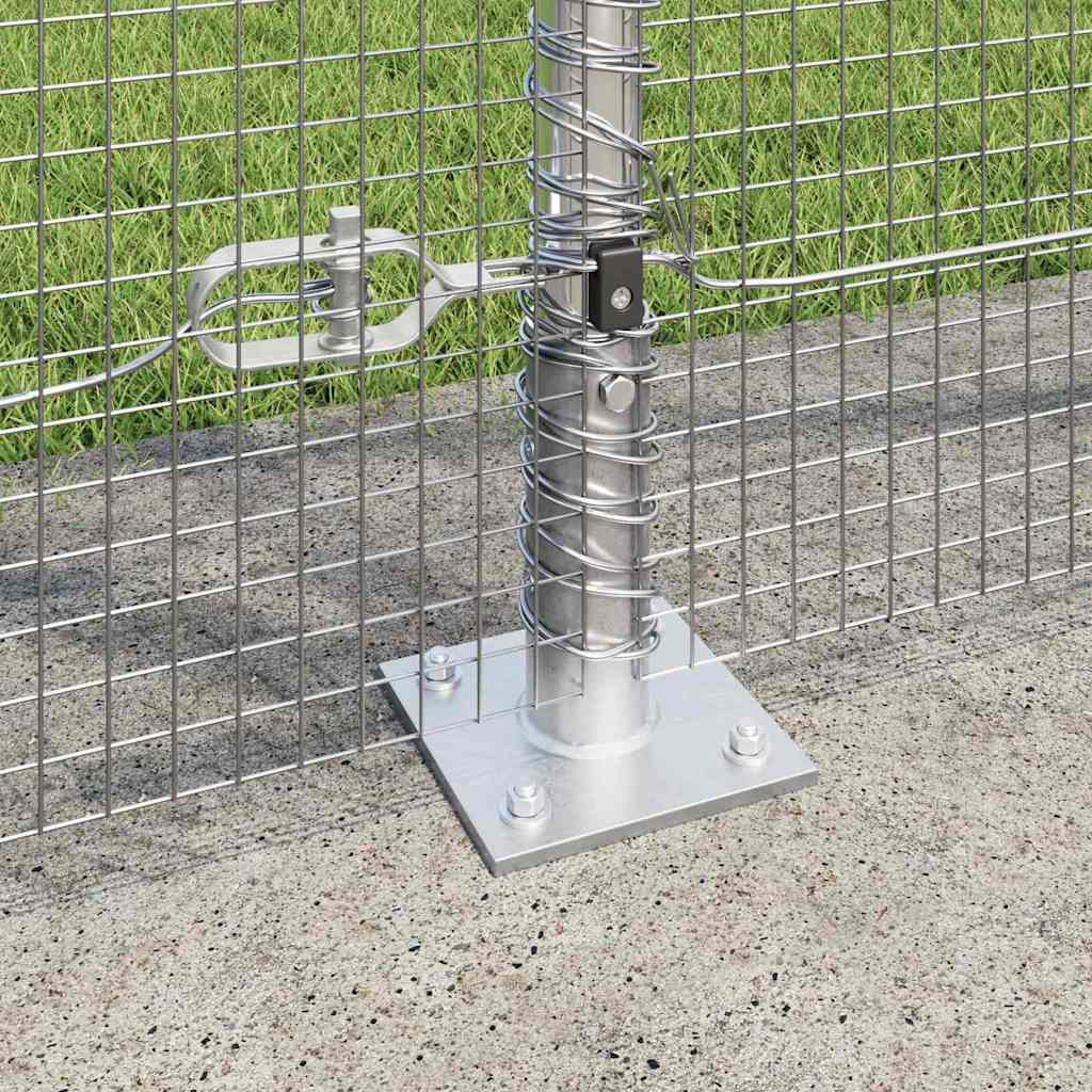Zavareno žičano ogradno mreža s betonskom podlogom 25 x 1,5 m
