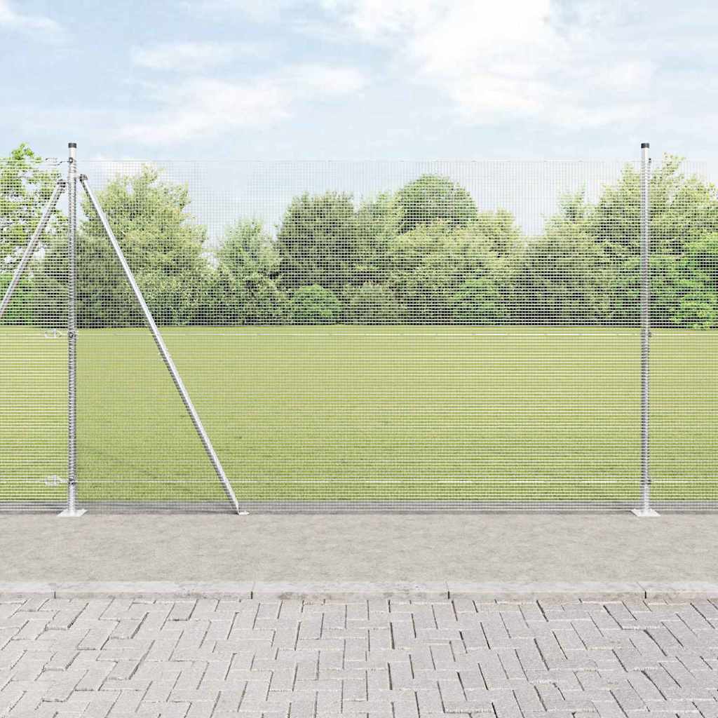 Zavareno žičano ogradno mreža s betonskom podlogom 25 x 1,6 m