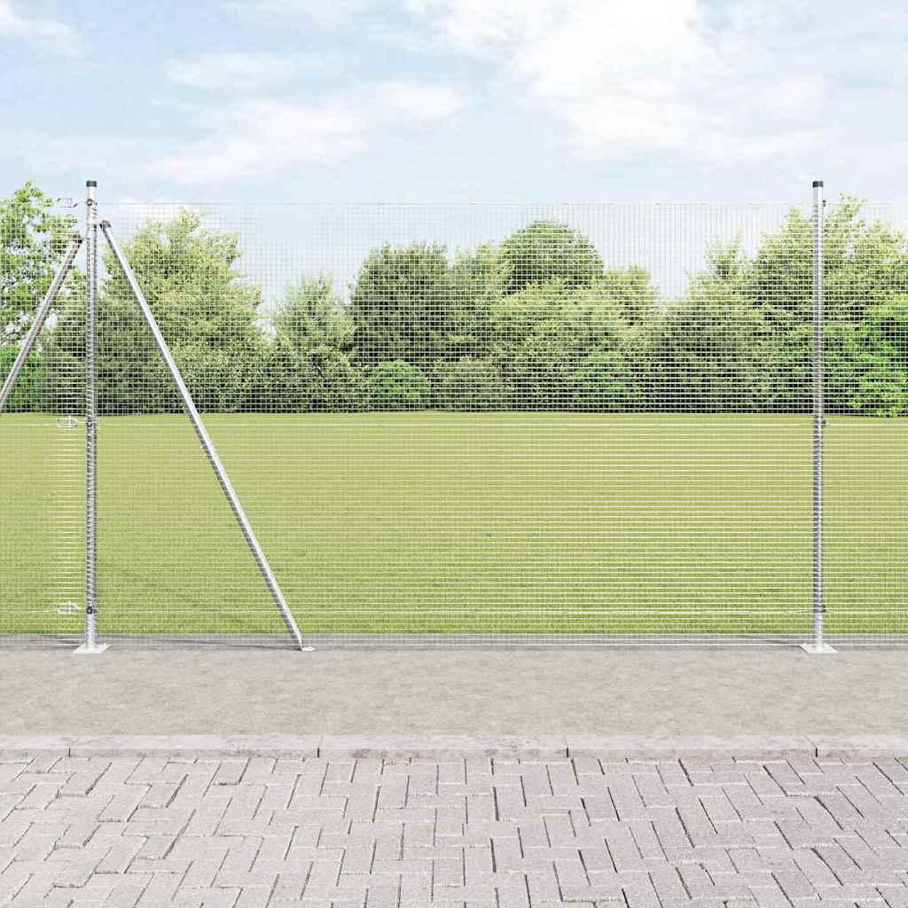 Zavareno žičano ogradno mreža s betonskom podlogom 25 x 1,6 m