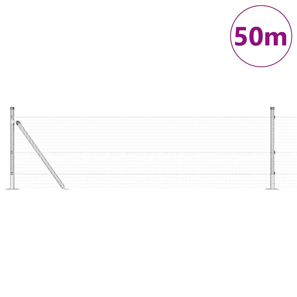 Zavareno žičano ogradno mreža s betonskom podlogom 50 x 0,4 m