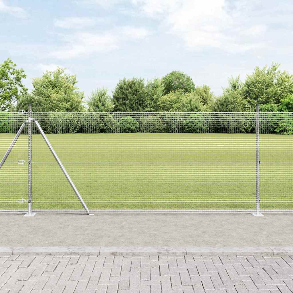 Zavareno žičano ogradno mreža s betonskom podlogom 50 x 0,8 m