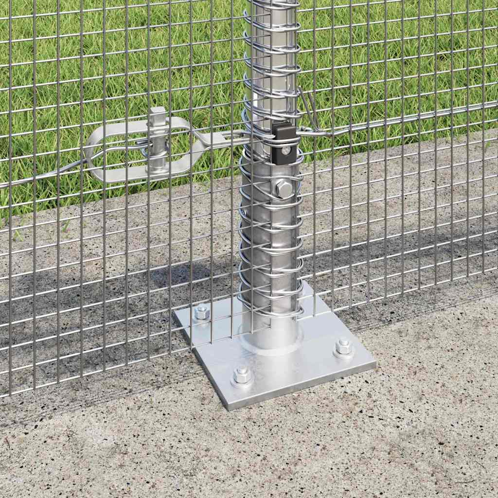 Zavareno žičano ogradno mreža s betonskom podlogom 100 x 0,5 m