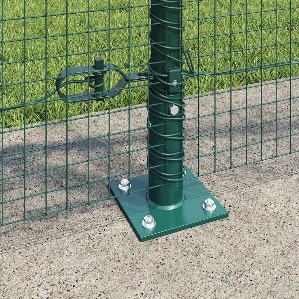 Zavareno žičano ogradno mreža s betonskom podlogom 10 x 0,8 m