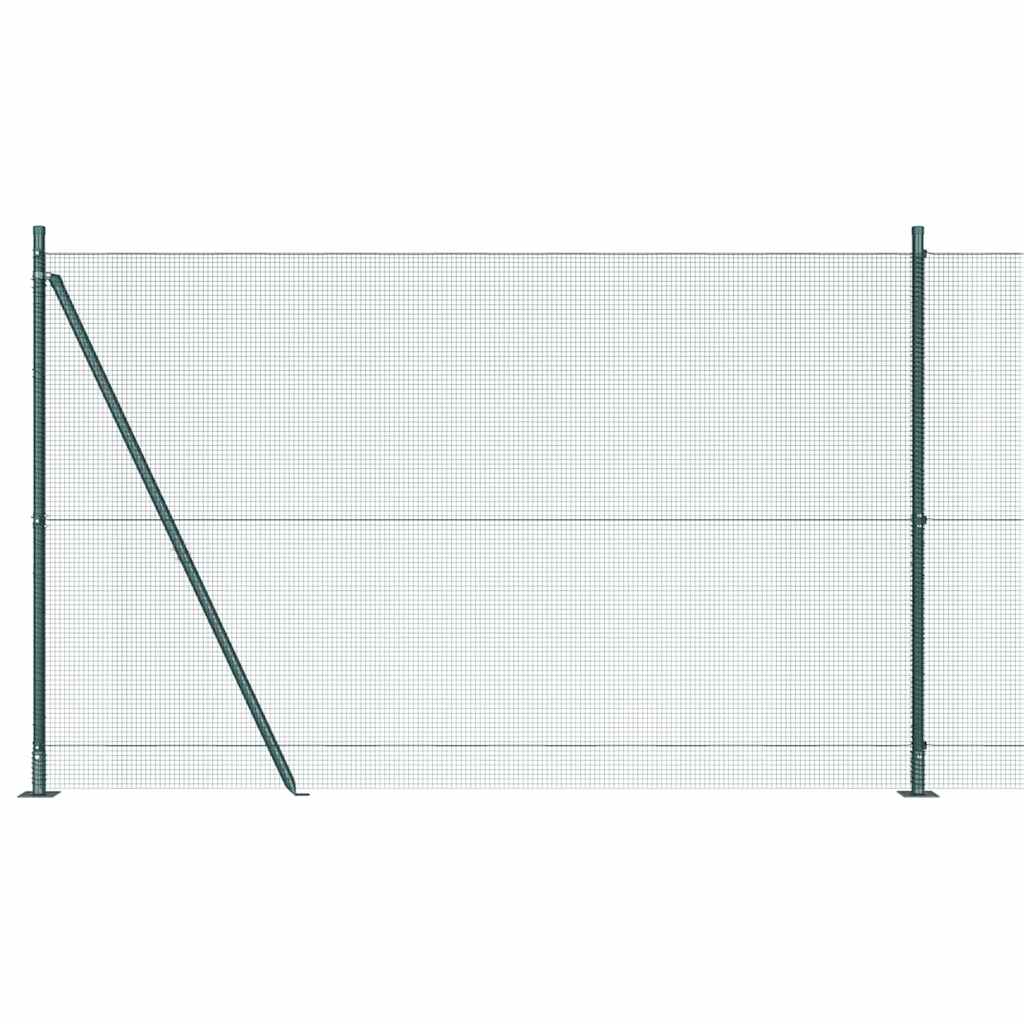Zavareno žičano ogradno mreža s betonskom podlogom 10 x 1,4 m