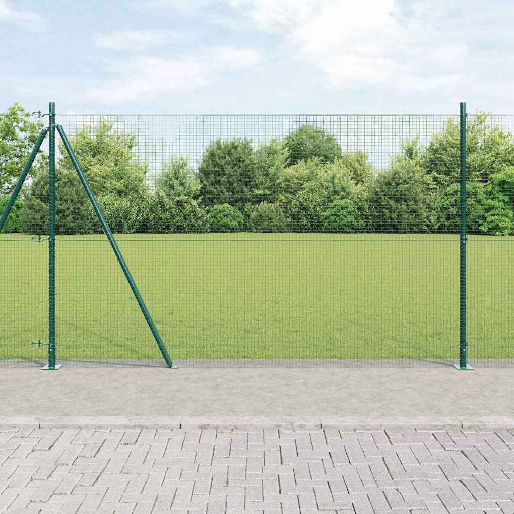 Zavareno žičano ogradno mreža s betonskom podlogom 10 x 1,4 m