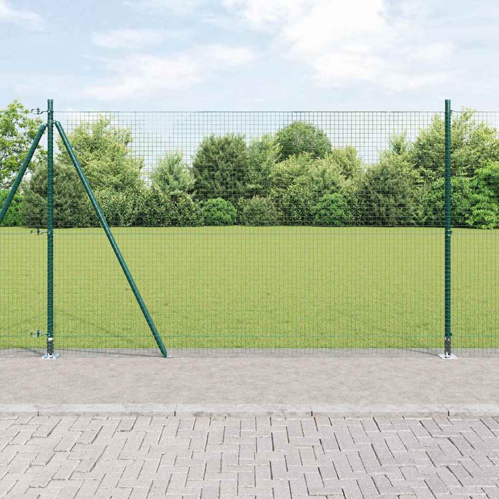 Zavareno žičano ogradno mreža s betonskom podlogom 10 x 1,6 m