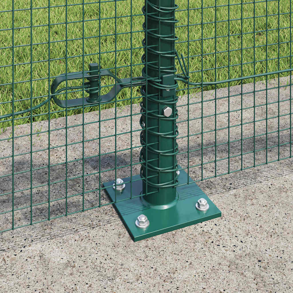 Zavareno žičano ogradno mreža s betonskom podlogom 25 x 0,4 m