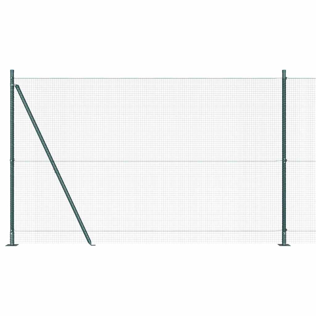 Zavareno žičano ogradno mreža s betonskom podlogom 50 x 1,4 m