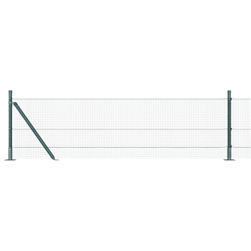Zavareno žičano ogradno mreža s betonskom podlogom 100 x 0,6 m
