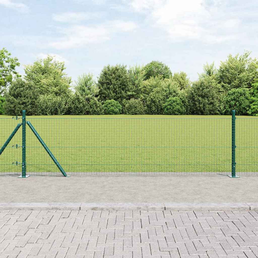 Zavareno žičano ogradno mreža s betonskom podlogom 100 x 0,6 m