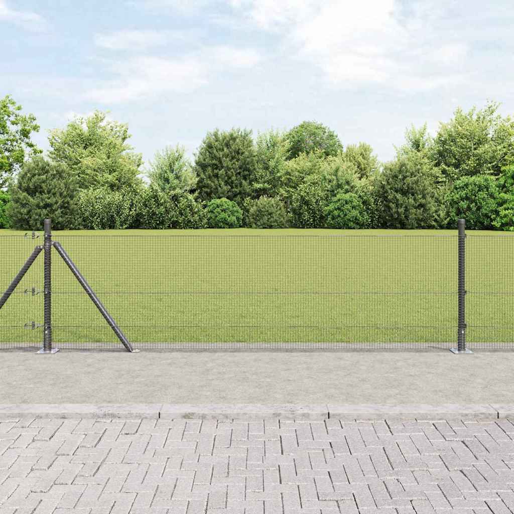 Zavareno žičano ogradno mreža s betonskom podlogom 10 x 0,4 m