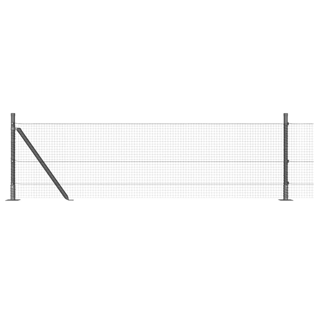 Zavareno žičano ogradno mreža s betonskom podlogom 10 x 0,5 m