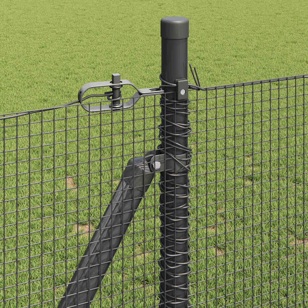 Zavareno žičano ogradno mreža s betonskom podlogom 50 x 0,8 m