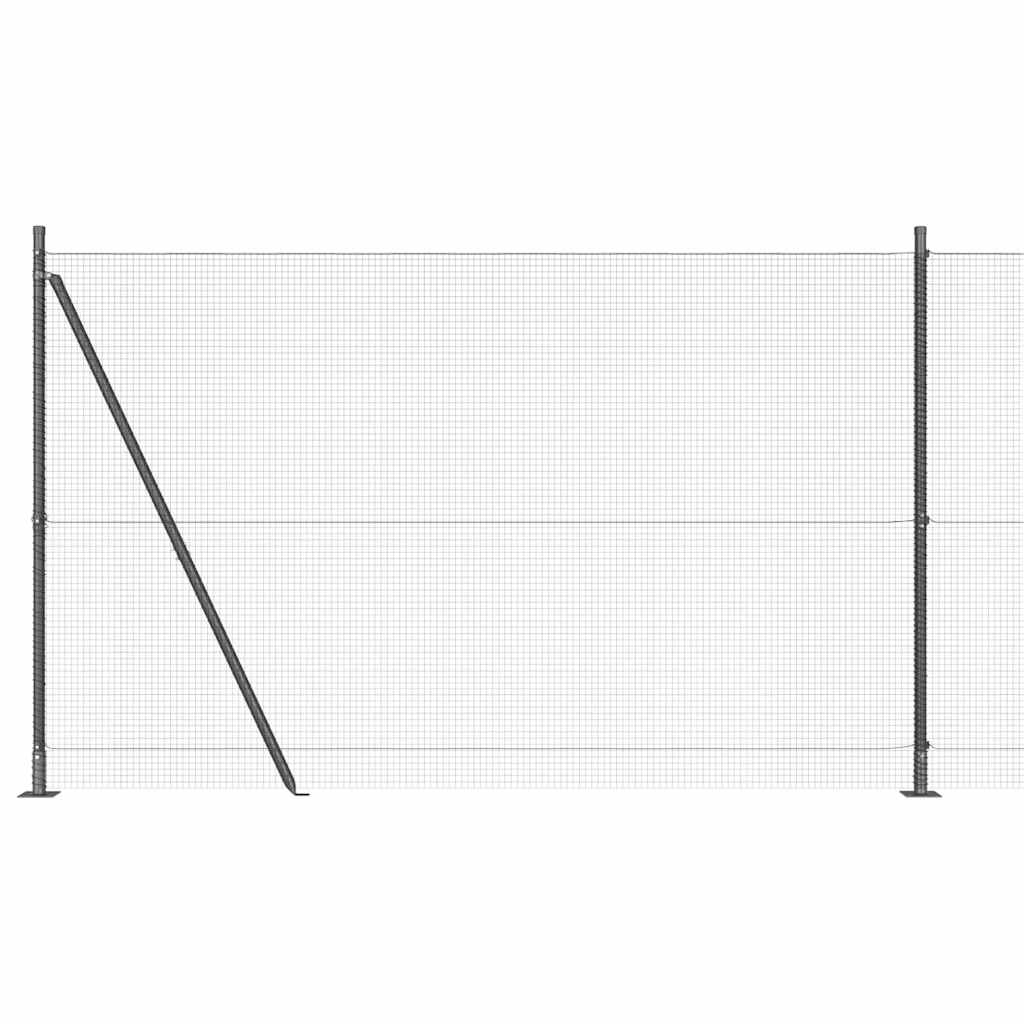 Zavareno žičano ogradno mreža s betonskom podlogom 50 x 1,4 m