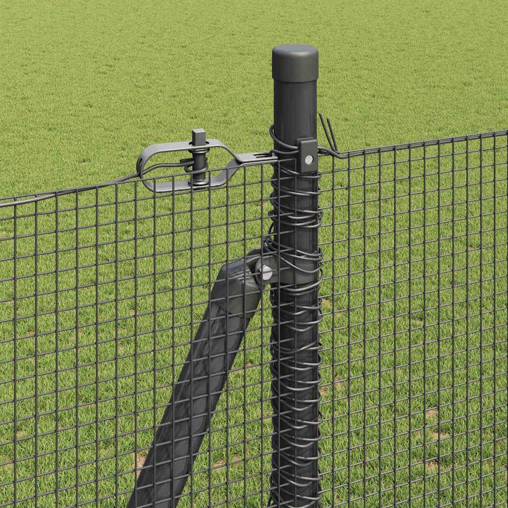 Zavareno žičano ogradno mreža s betonskom podlogom 50 x 1,5 m